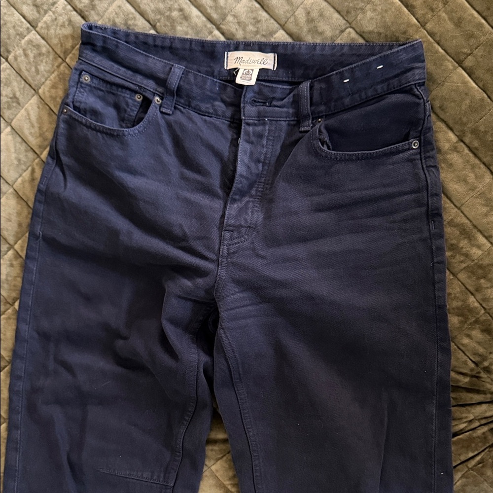 Madewell Men's Navy Relaxed Jeans